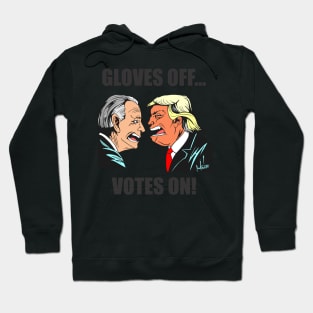 trump biden gloves off votes on comic version Tshirt and Novelty gift Hoodie